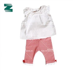 Nakışlı Fırfırlı Çocuk Bluz